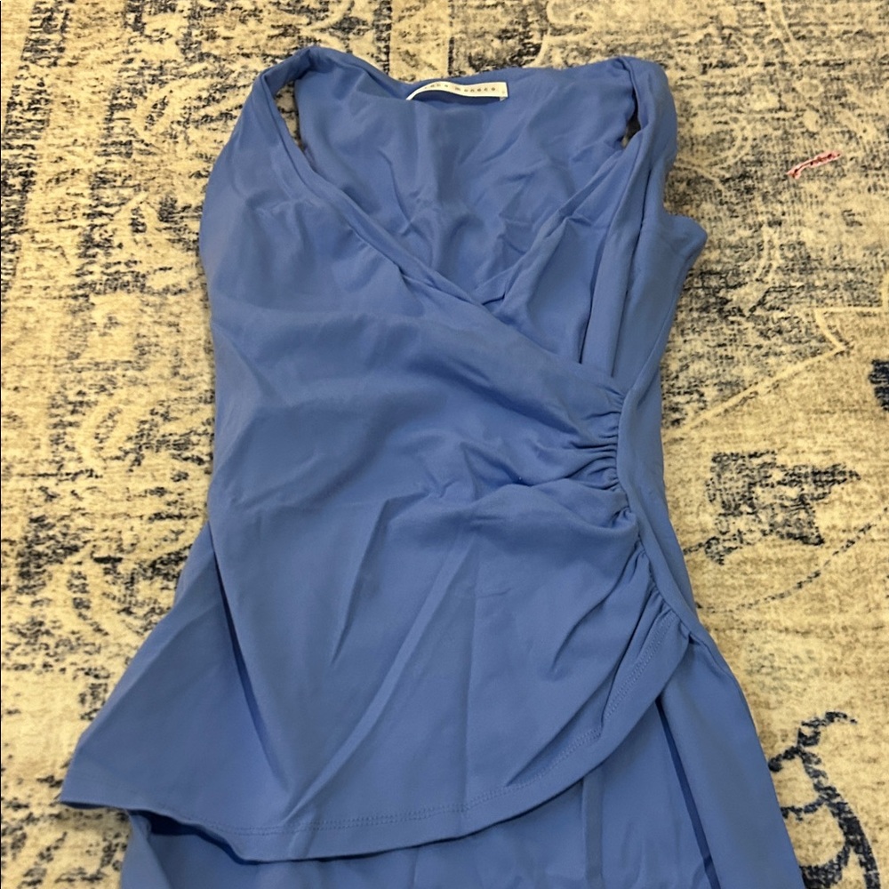 Susana Monaco Blue Sleeveless Dress